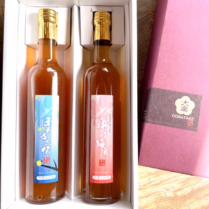 【夏ギフト】梅農家による甘辛梅酒　500ml 2本セット のみくらべ　辛口梅酒