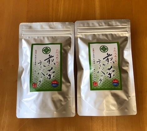 送料無料【ネコポス便】　静岡（森町産）深蒸煎茶　緑茶Ｔ・Ｂ5ｇ×2０パック