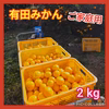 有田みかん　ご家庭用　2kg(箱込)送料無料60