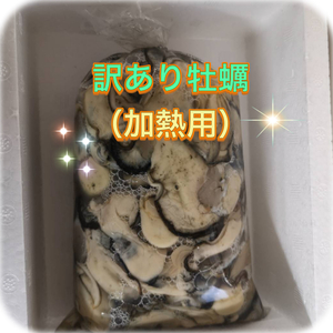【訳あり商品‼️】広島県江田島産　真牡蠣　むき身　加熱用　700g