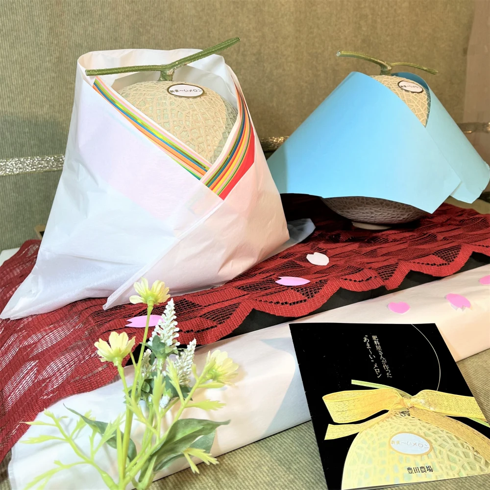 肥料屋さんが作った”あま～い”メロン　11月24日発送/贈答用/数量限定