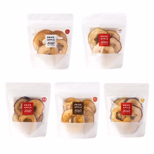 無添加ギフト 減農薬りんごのドライフルーツ食べ比べ 5種バラエティセット
