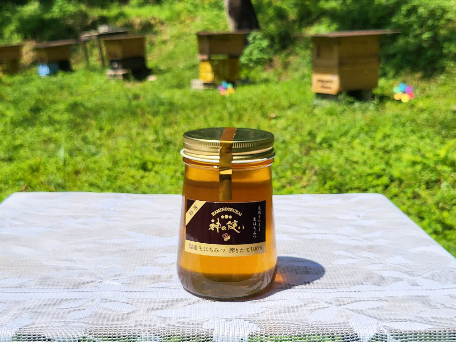 送料込み】岡山百花蜜 生はちみつ500g [神の使いHoney]｜蜂蜜の商品