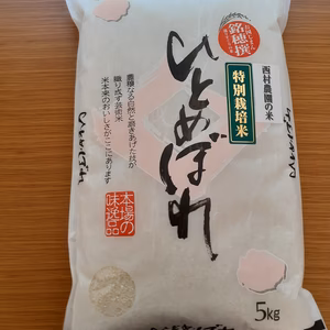 大玉村で育てた美味しい　ひとめぼれ精米5kg