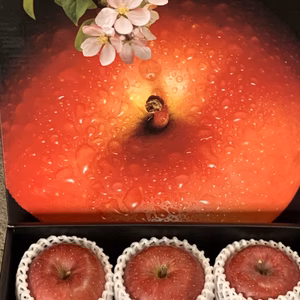 青森りんごを直送　化粧箱入り大玉『蜜入り完熟サンふじ』５Kg　１２個入り