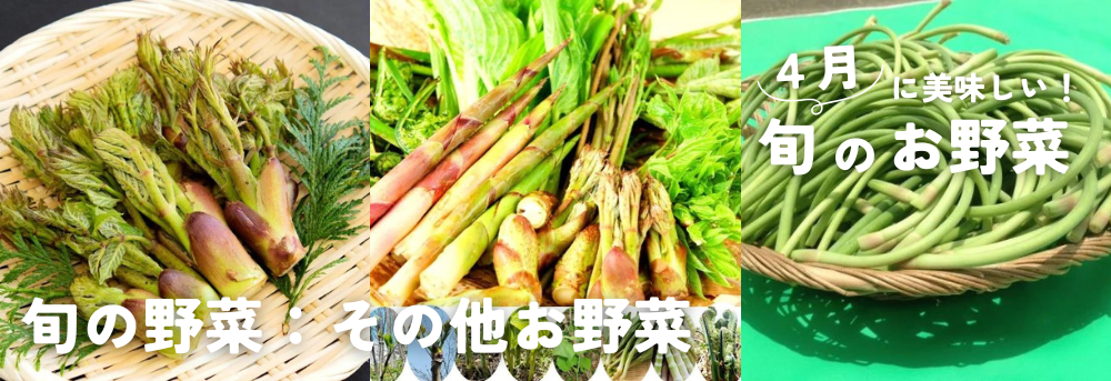 その他、4月に販売中の野菜