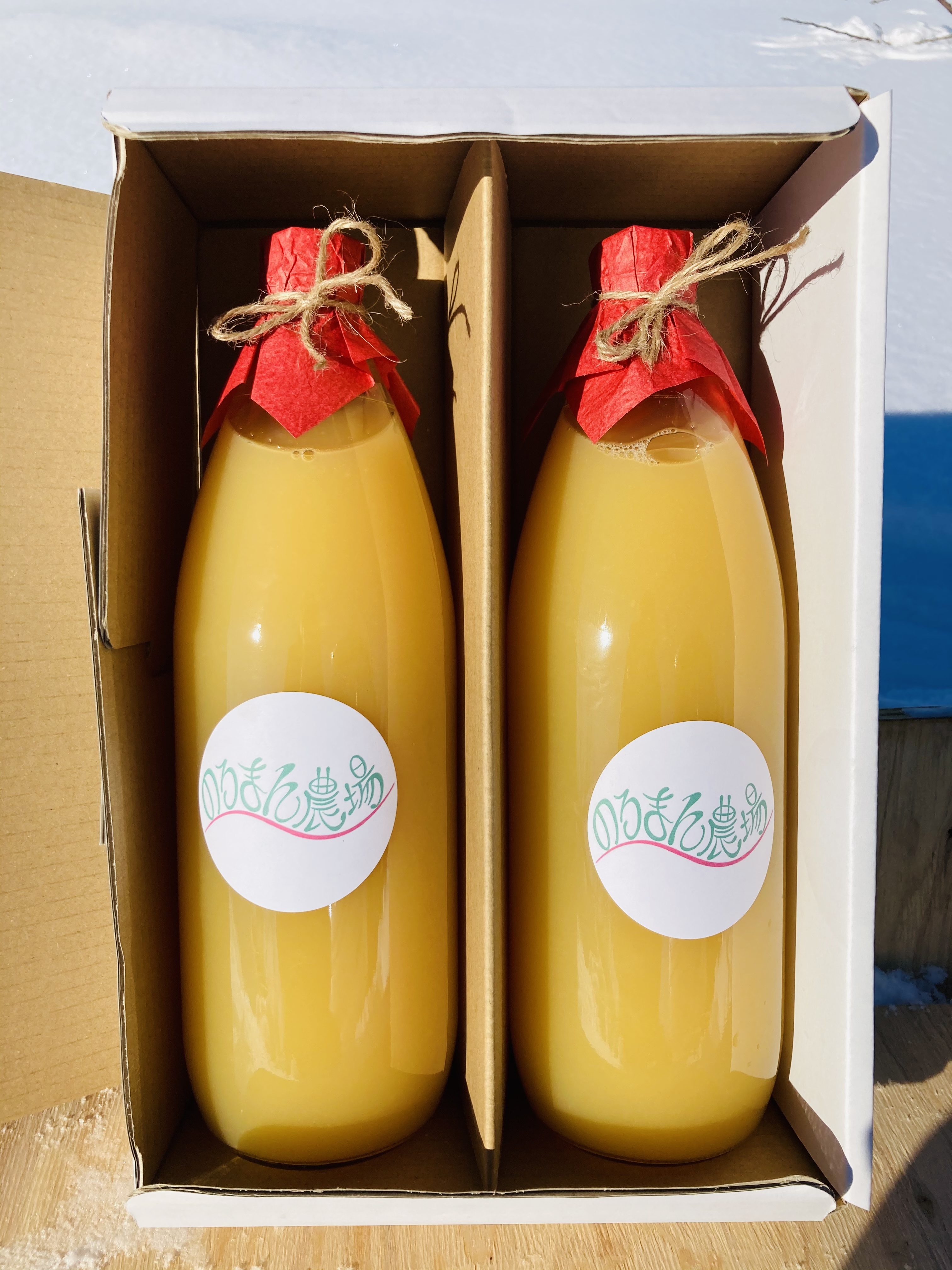 搾りたて‼️【雪どけりんごジュース】農薬50%減りんご｜ジュースの商品