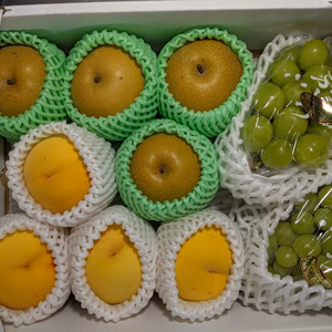 梨と桃とシャインマスカット