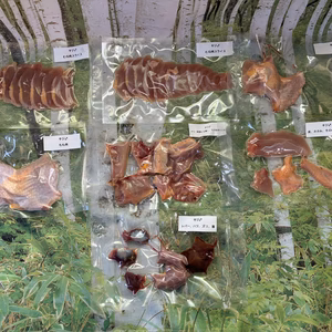 キジ鍋に！天然キジ半身一部スライス　冷凍肉約510g