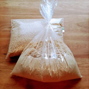 一等米【無農薬コシヒカリ玄米2kg＆無農薬米ぬか500ｇ】令和5年産有機質肥料