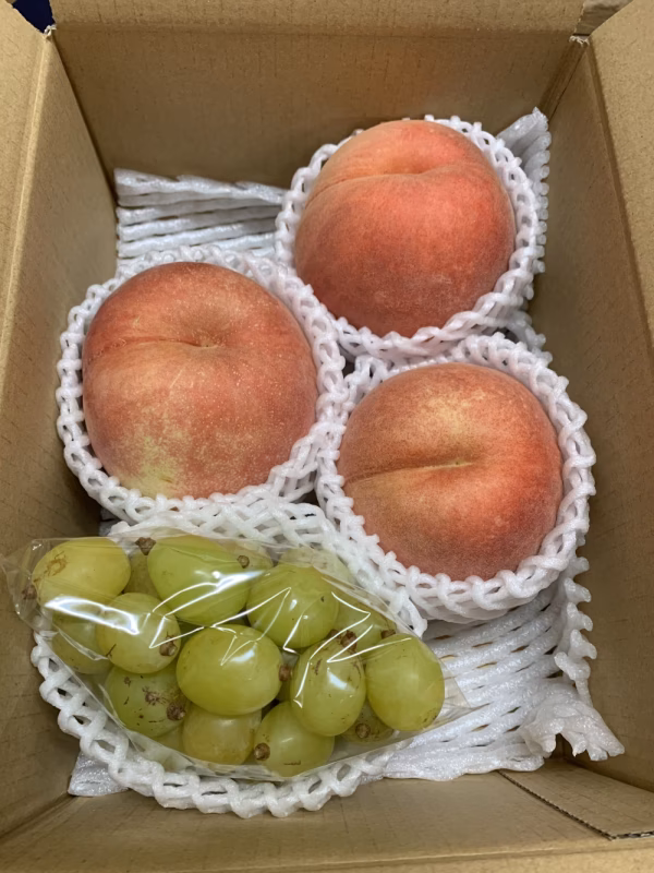 【人気者セット♪】桃×粒シャインマスカット