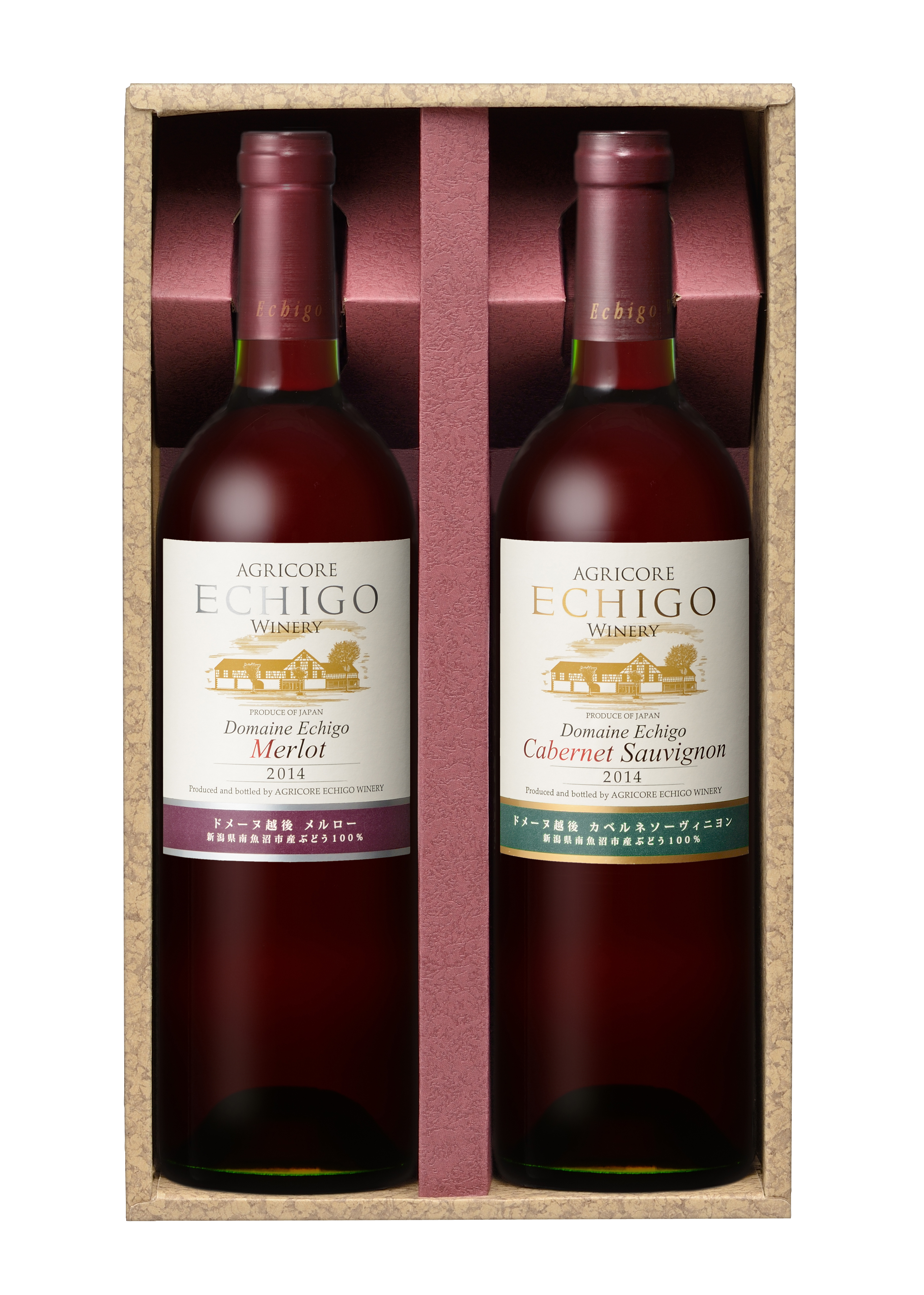 ドメーヌ越後赤ワイン2本セット 750ml 2本
