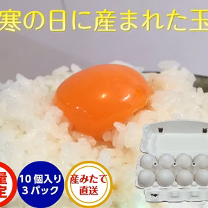 大寒の日に産まれたたまご 大寒卵 大寒玉子 30個入り【10個入り 3パック】