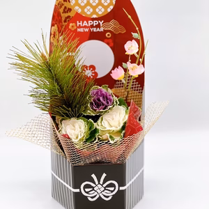 葉牡丹　迎春クラフトBOX　六花（りっか）