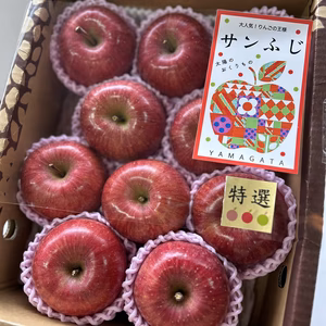 【お年賀などに】特別賞受賞園地✨山形県産サンふじ3キロ【熨斗対応致します】