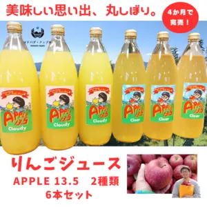 【数量限定】りんごジュース「APPLE13.5」6本セット