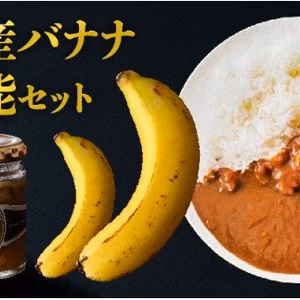 国産バナナ堪能セット！（青果にカレーにジャム！オール宮崎産）2人前