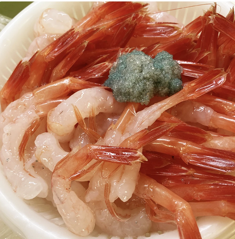 秋田沖「ほっこく赤えび」（甘エビ）1キロ入り｜魚介類の商品詳細