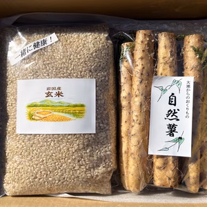～土と水にこだわった～自然薯＆玄米お試しセット