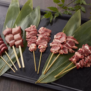 【肝好き必見】安曇野地鶏焼き鳥内臓部位10〜20本セット！特製タレ・鍋煎り塩付！