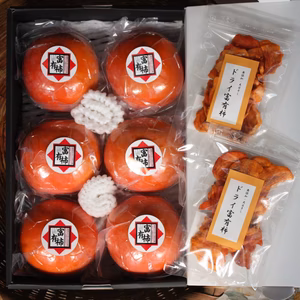 〈１月発送〉大の果物好きが作るこだわりの富有柿 【冷蔵熟成柿】ギフトBOX