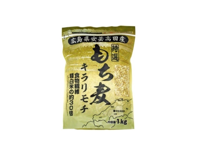 広島県安芸高田産特選もち麦キラリモチ1㎏【リピーター続出のもち麦