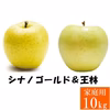 信州 王林&シナノゴールド【家庭用10kg】2種食べ比べ☆ 10月上旬頃出荷開始