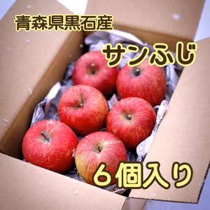 青森県産サンふじ(6個入り)