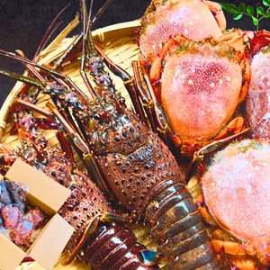 【食べ比べ】宮崎産 冷凍伊勢エビ×アサヒガニセット