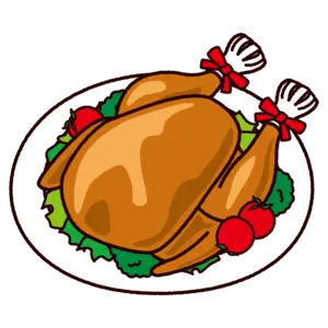 【売り切れ御免】クリスマス用丸鶏！大きすぎ注意！１羽（3~3.5k）味付きです