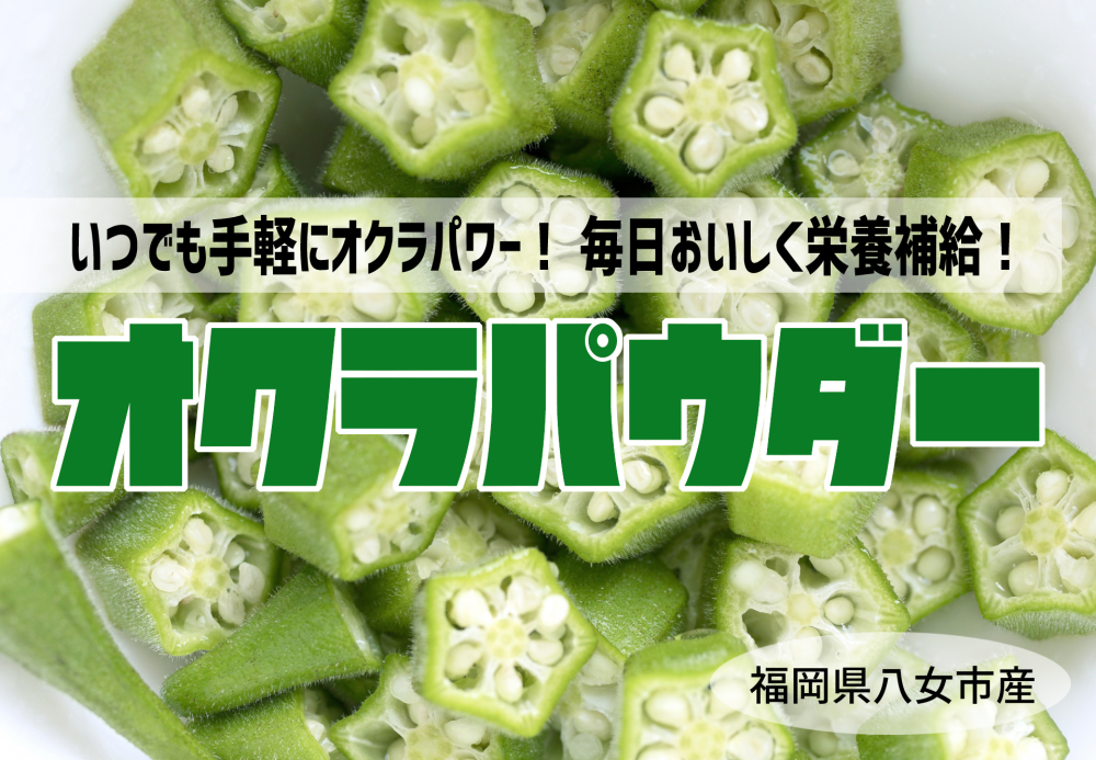 オクラパウダー 40ｇ 農家漁師から産地直送の通販 ポケットマルシェ