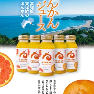 【ﾌｸﾁｬﾝFARM】高知県東洋町産ぽんかんジュース　保存料着色料不使用