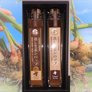 蒸し生姜シロップ＆濃味セット　―じゅんかん育ち生姜で作りました―　九州佐賀産