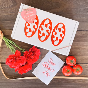 【母の日ギフト】濃厚フルーツトマト「ポモ・ロッサ」（15粒入り 母の日パッケージ