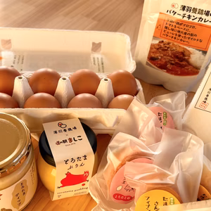 【福袋】薄羽養鶏場のたまごの詰め合わせ
