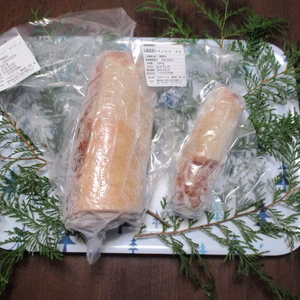 猪・カタロースブロック肉＋スネ肉（湯ムキ皮付）