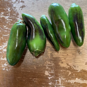 熊本県八代産農薬不使用　ハラペーニョ  1kg ちょっと黒ずみあります