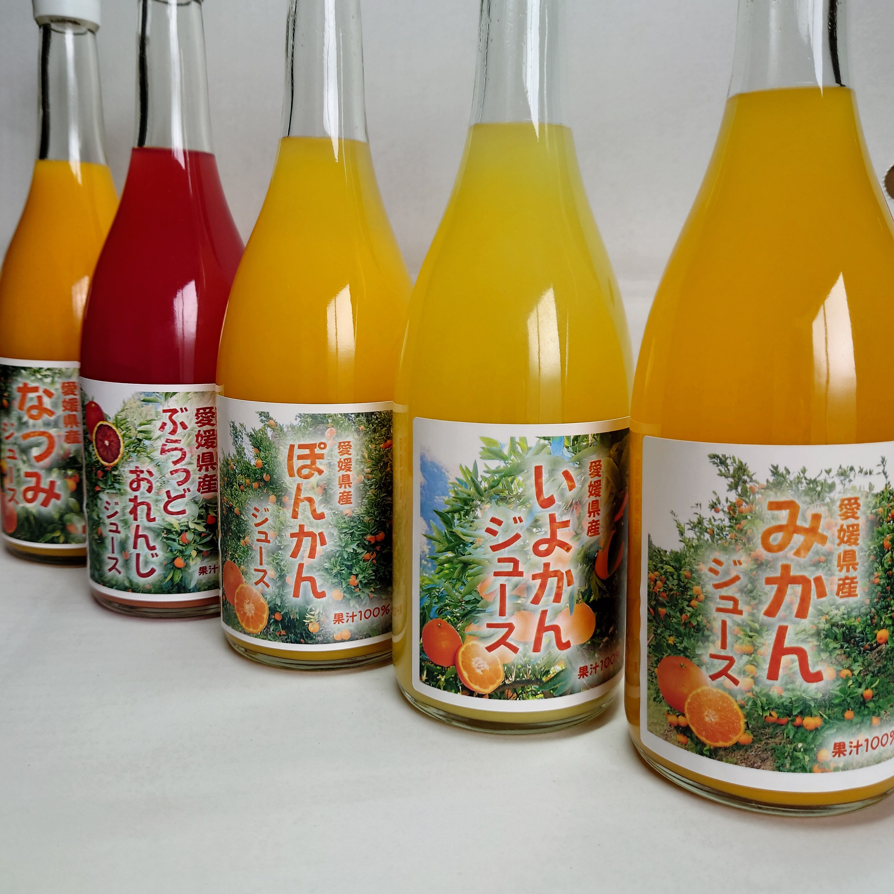 オプティミスティック 愛媛県産みかんジュース5種詰め合わせ 720ml 12