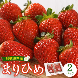 和歌山オリジナルいちご　【まりひめ】　２パック・4パック