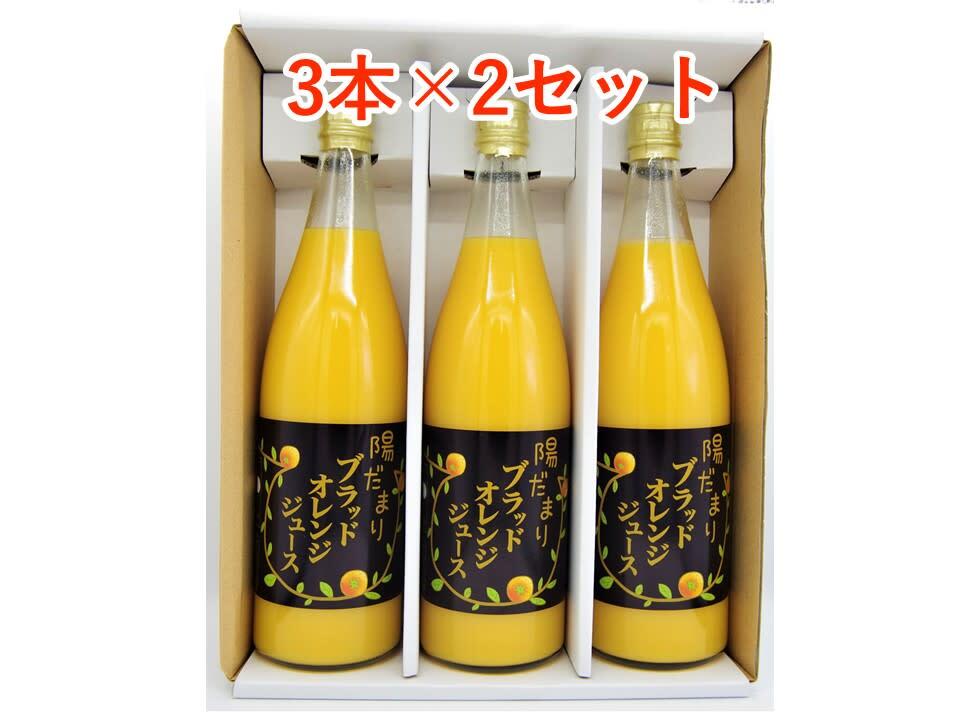 三ヶ日産ブラッドオレンジジュース 720ml・3本×2セット（計6本）｜加工