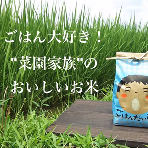 ごはん大好き！菜園家族の旅するお米「コシヒカリ」〈玄米〉