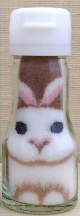 塩　ウサギ　モチーフ ソルト アート(Ｂ）干支
