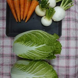 冬はやっぱりお鍋ですね✨ 白菜、かぶら、ニンジンのセットです