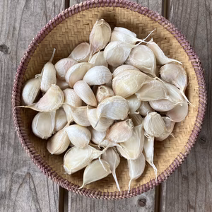 【メール便送料込】自然栽培　乾燥ニンニク　500ｇ