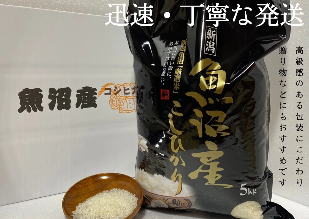 【令和5年新米】ふっくら旨い 魚沼産コシヒカリ 10kg 精米