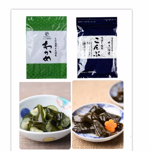 三陸　つるんっとシャキっとわかめ＆柔らか早煮昆布