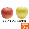 信州 王林&スイート【家庭用3kg】2種食べ比べセット☆10月上旬頃出荷開始