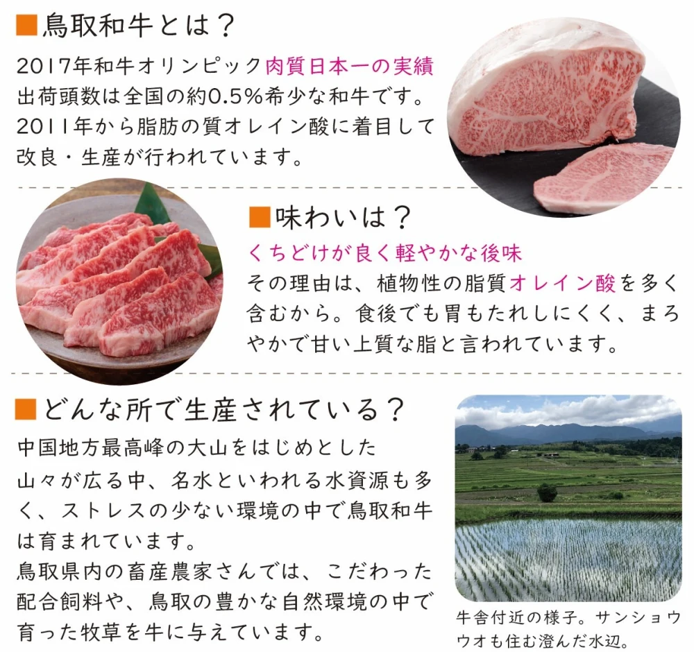 鳥取和牛すき焼き上ロース化粧箱｜肉の商品詳細｜ポケットマルシェ