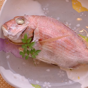 【お食い初め、お節句、贈答に！】 丸ごと一匹蒸し焼き鯛（小サイズ）【夏ギフト】