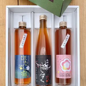 【夏ギフト】梅農家による梅酒 選べる3本セット　500ml